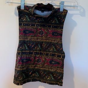 Urban Outfitters high neck crop top
